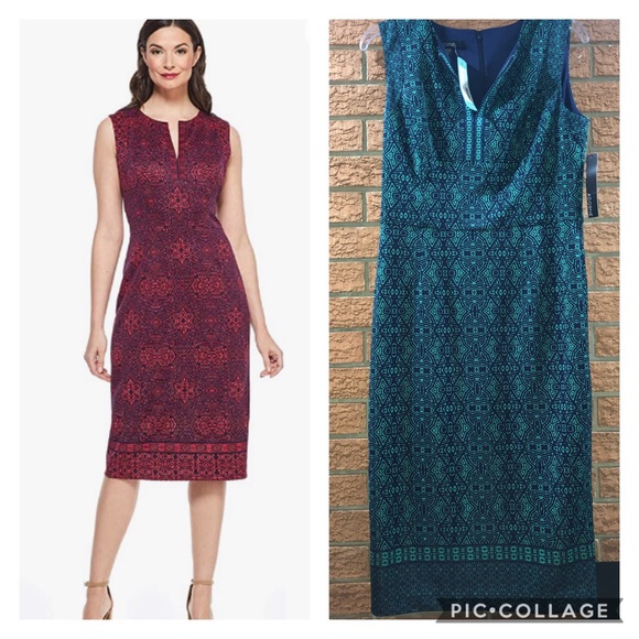 Adornetatum Scuba Knit Dress 